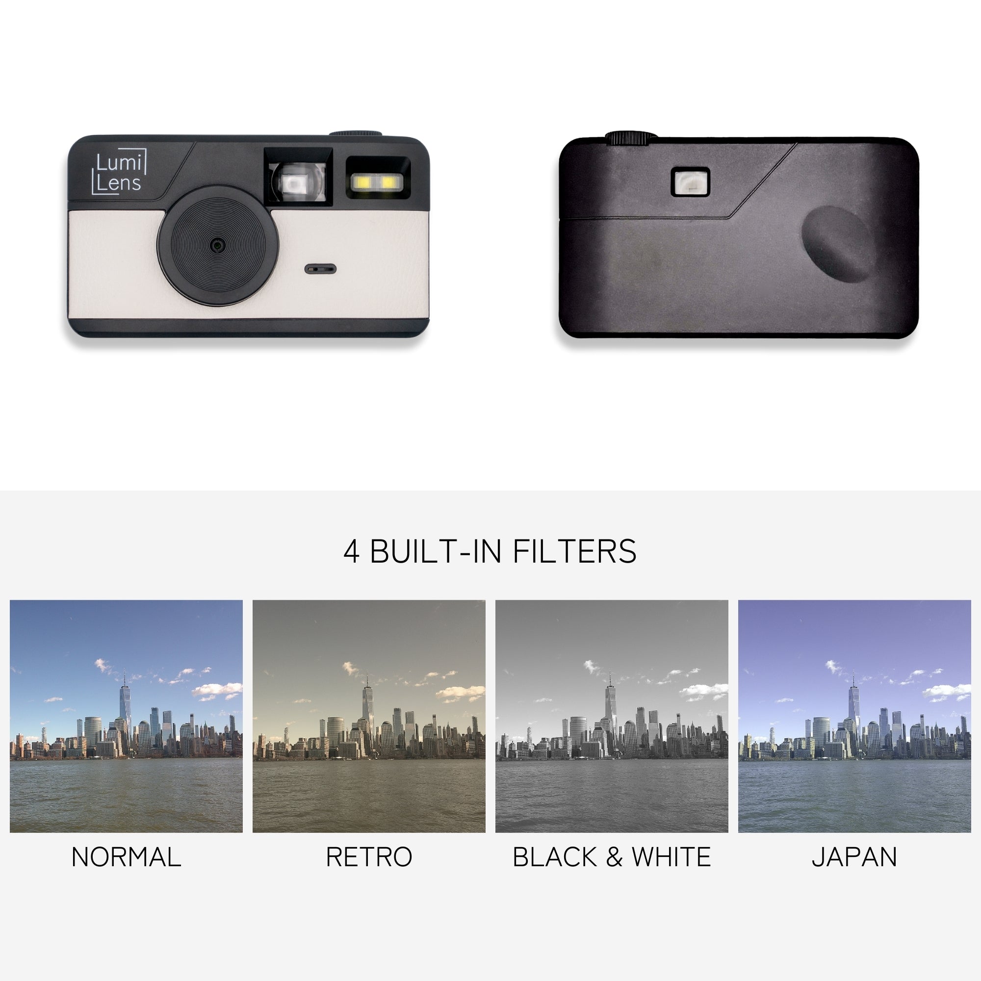 Lumi Lens White - Screen Free Digital Camera - Lumi Lens