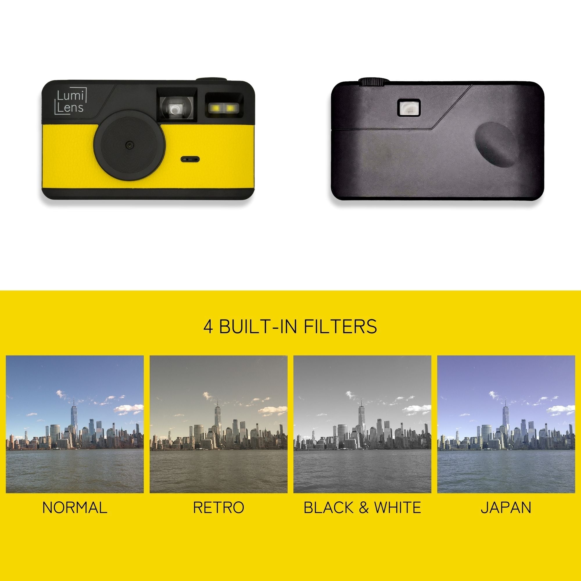 Lumi Lens Yellow - Screen Free Digital Camera - Lumi Lens